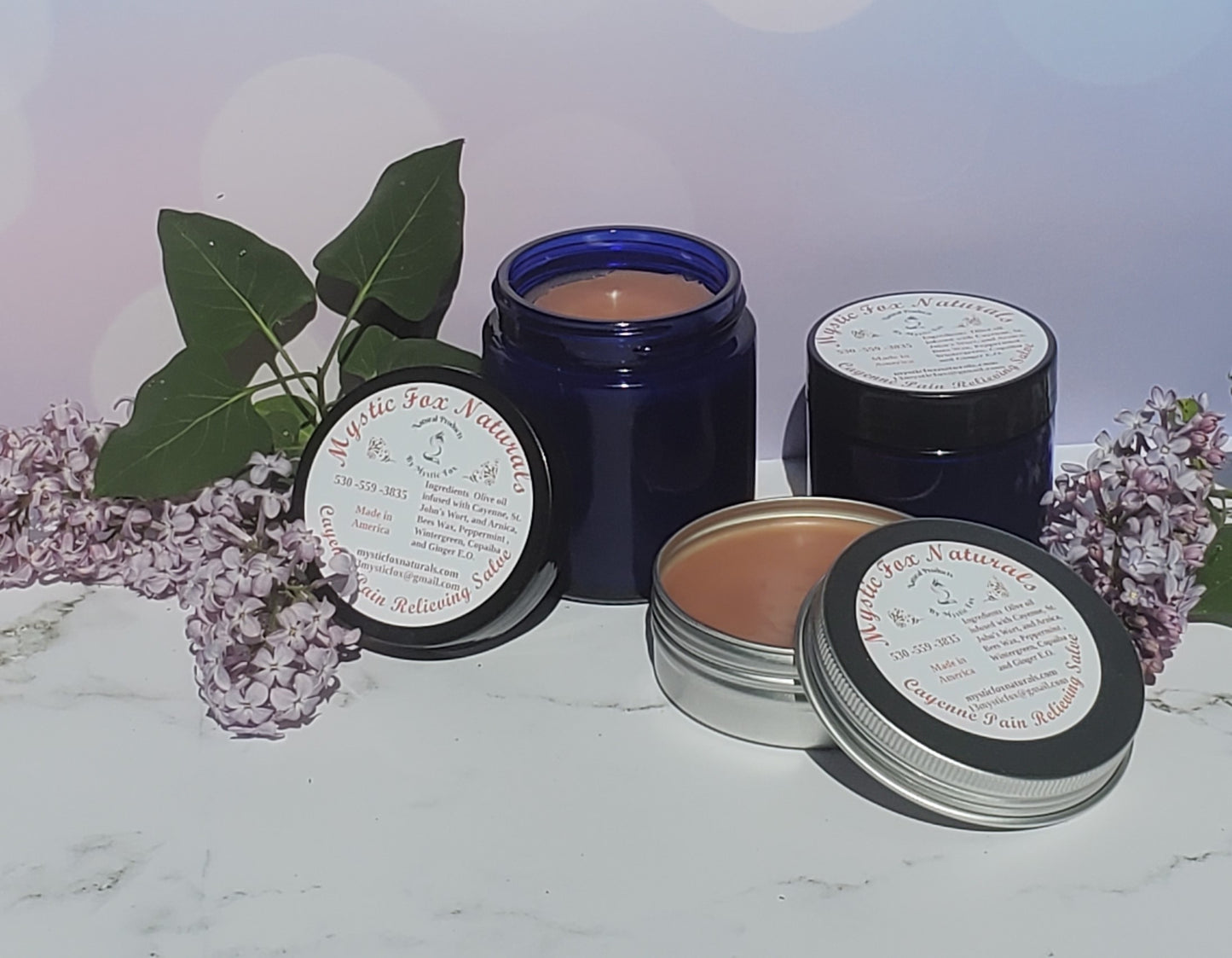 Salve with Saint John's Wort, Arnica, Cayenne Pepper, Muscle, Joint Aches All-Natural Reusable Jar Zero Waste