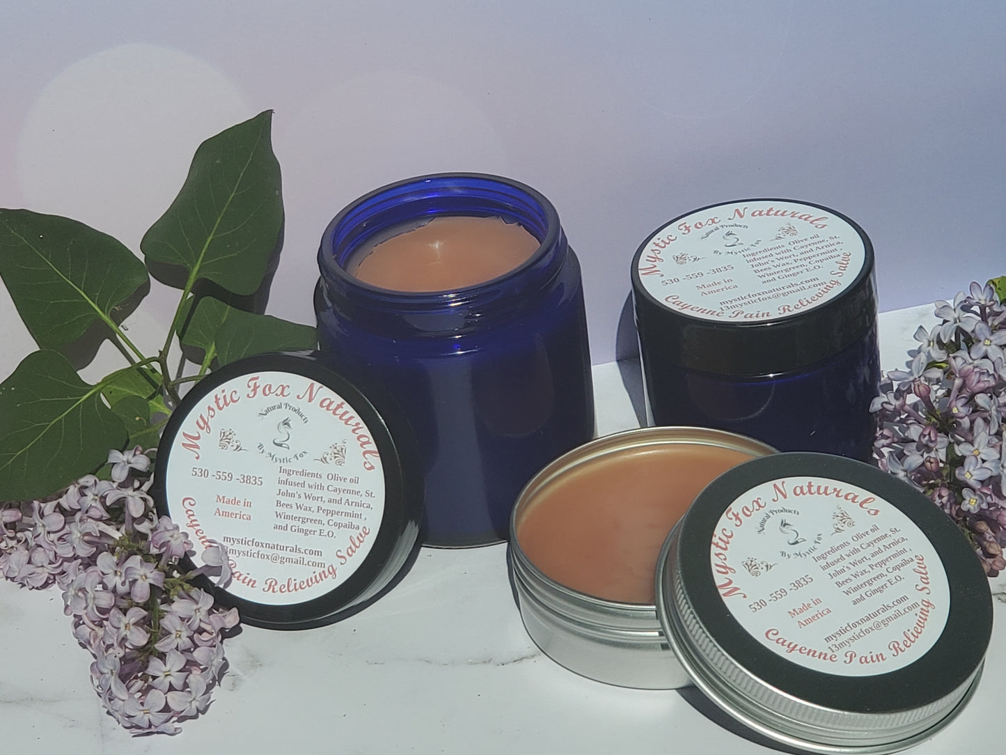 Salve with Saint John's Wort, Arnica, Cayenne Pepper, Muscle, Joint Aches All-Natural Reusable Jar Zero Waste