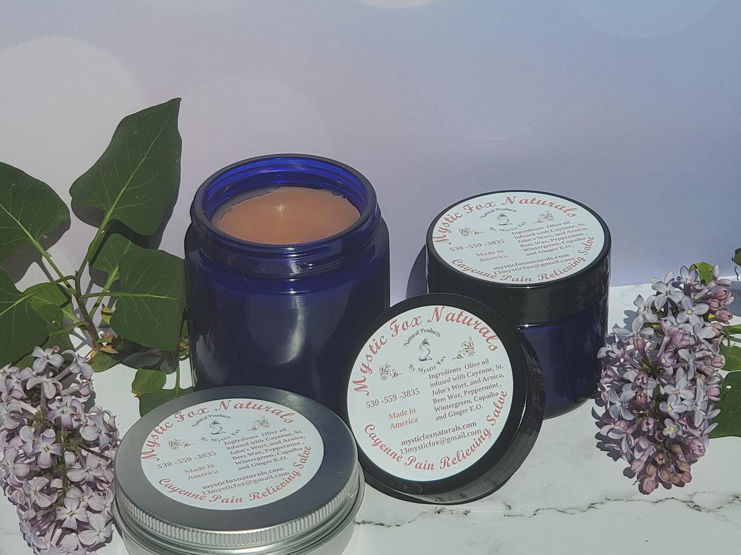 Salve with Saint John's Wort, Arnica, Cayenne Pepper, Muscle, Joint Aches All-Natural Reusable Jar Zero Waste