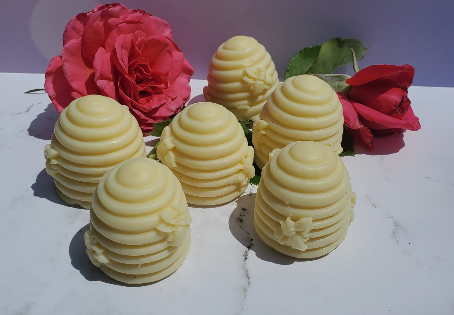 Hand made Cocoa Calendula Citrus Bee Hive Lotion Bars