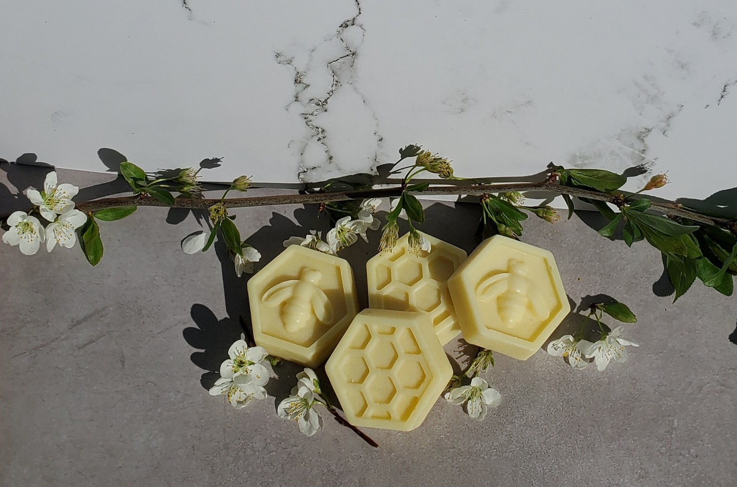 Hand made Cocoa Calendula Citrus Lotion Bar